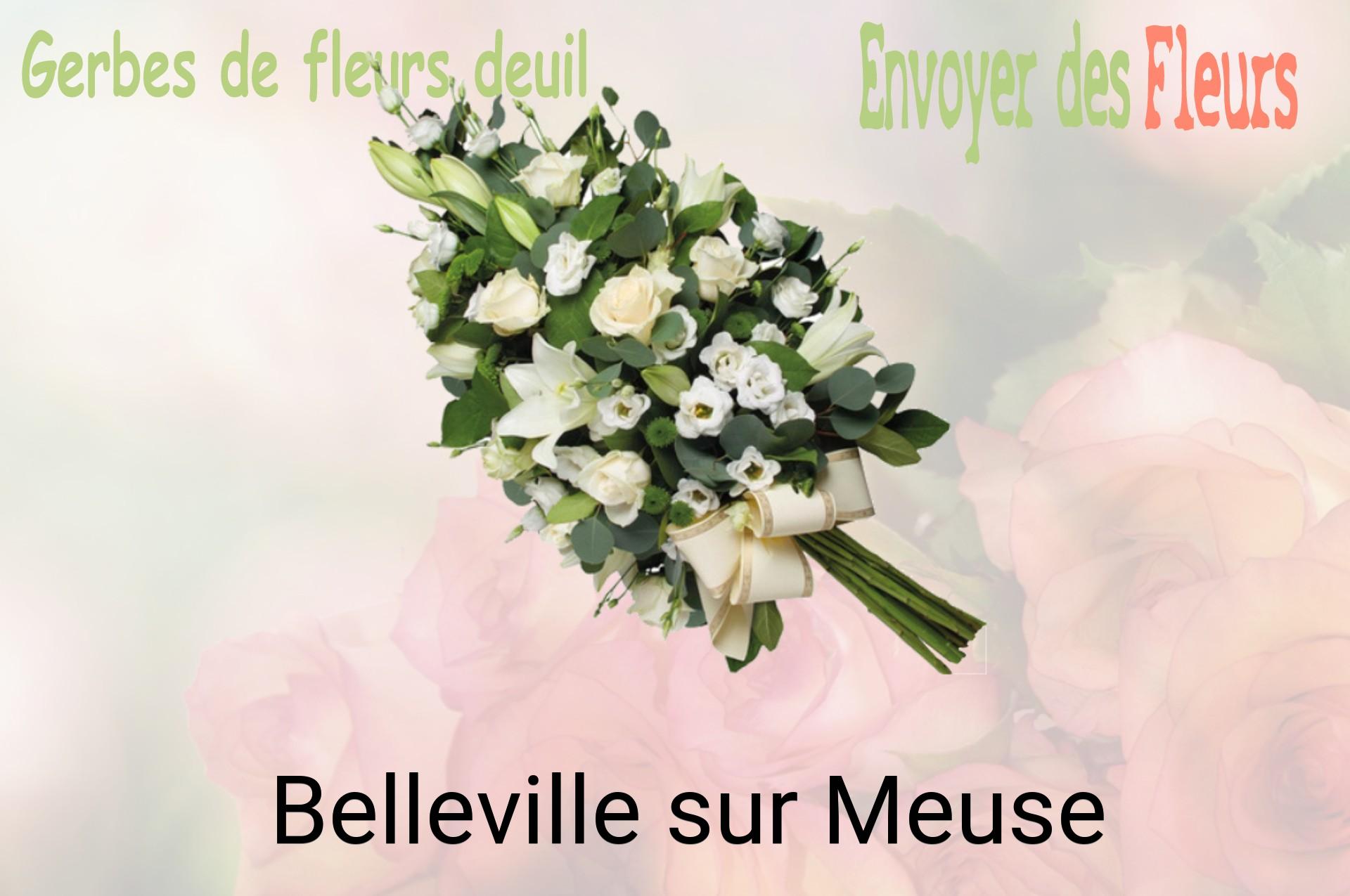 Gerbe de fleurs de deuil livrée à Belleville-sur-Meuse